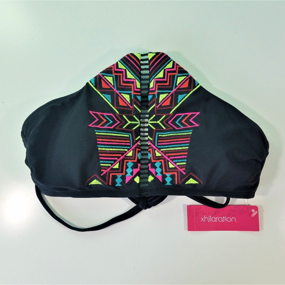*NEW* Xhilaration Black Bikini Top J1184